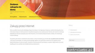 Dostawa zakupów do domu