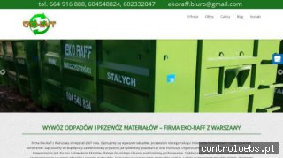 eko-raff.com.pl kontener na gruz warszawa