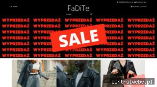 Internetowy sklep odzieżowy - fadite.pl