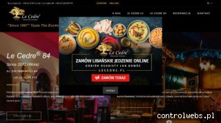 Restauracja Libanska Warszawa Le Cedre