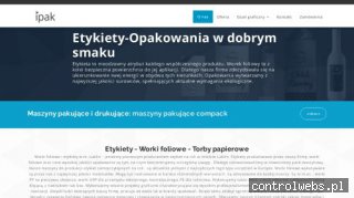 Etykiety, worki foliowe - Lublin - IPAK Sp.J.