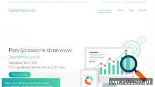 Specjalista SEO Dawid Wieczorek