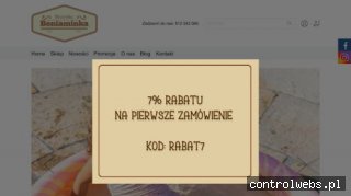 skrzynkabeniaminka.eu artykuły pościelowe dla dzieci