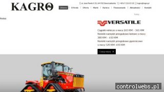 www.kagro.pl Sprzedaż maszyn rolniczych
