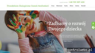 domekmontessori.edu.pl przedszkola Warszawa