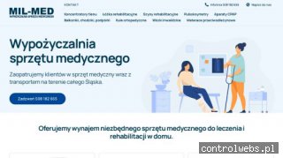 Wypożyczalnia sprzętu medycznego Śląsk - MIL-MED