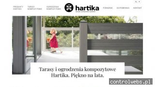 Ogrodzenia z kompozytu - Hartika