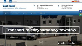 port-trans.pl firma transportowa szczecin