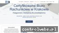 Screenshot strony biurorachunkowe.krakow.pl