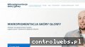Screenshot strony mikropigmentacja.eu