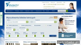 Why Not Fly - bilety lotnicze, hotele