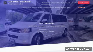 Taxi Zakopane - Transport na Terenie Podhala | Taxi eMZet