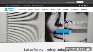 Rolety, żaluzje LukasRolety Łódź