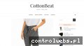 Screenshot strony www.cottonbeat.com