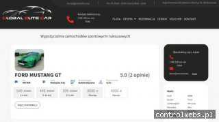 Wynajem samochodów sportowych - globalelitecar.pl