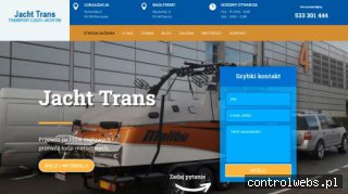 Transport jachtu | Trans-Yacht Maciej Pałyszko