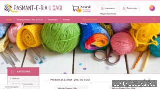 Pasmanteria internetowa online - pasmanteriaugagi.pl