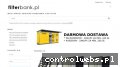 Screenshot strony filterbank.pl