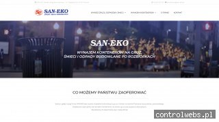 Wynajem kontenerów na gruz Poznań - odpady-san-eko.pl