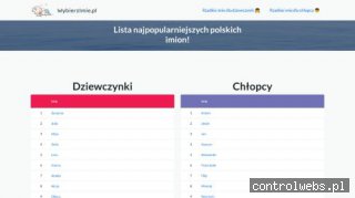 Wybierz Imię