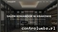 Screenshot strony www.komandor-krakow.pl