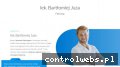 Screenshot strony www.bartlomiejjuza.pl