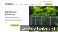 Screenshot strony www.ogrodzeniepanelowe.pl