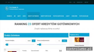 TestBank.pl Porównywarka finansowa, kredytów, kredyty, tanie