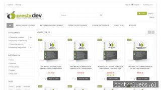 Moduły, integracje oraz sklepy internetowe oparte na PrestaShop