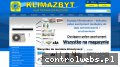 Screenshot strony www.klimazbyt.pl
