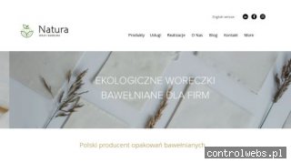 Woreczki bawełniane z nadrukiem - nextpark.pl
