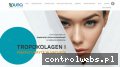 Screenshot strony www.tropokolagen.pl