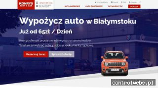 KONRYS Rent A Car wypożyczalnia samochodów Białystok