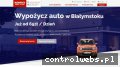 Screenshot strony wypozyczalnia.konrys.pl