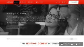 Tani Hosting WWW WordPress SSD NVMe i domeny - Hostinguj.pl