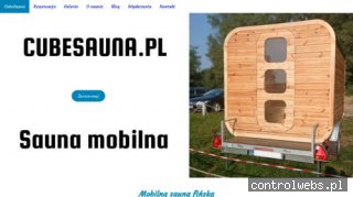 CubeSauna :: Mobilna sauna do wynajęcia