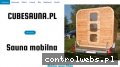 Screenshot strony cubesauna.pl