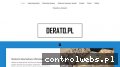 Screenshot strony derato.pl
