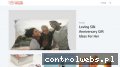 Screenshot strony wymyslprezent.pl