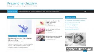 Prezent na Chrzest Święty - prezentnachrzciny.pl