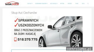 Skup Aut Ciechanów Maktech