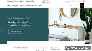 Meble, oświetlenie i tekstylia sklep - liczysiewnetrze.pl