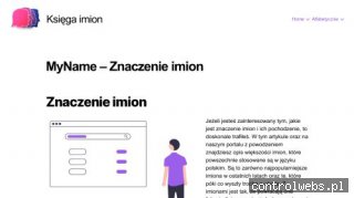 Znaczenie imion - MyName.pl