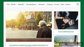 ZUS - Informacje Zakładu Ubezpieczeń Społecznych
