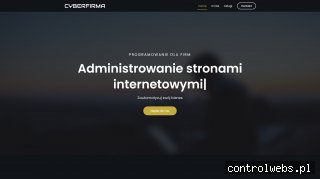 Administracja stron WWW - cyberfirma.pl