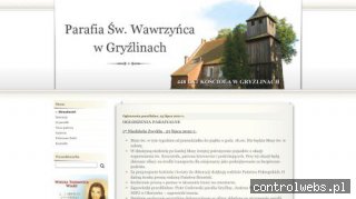 Parafia Świętego Wawrzyńca w Gryźlinach