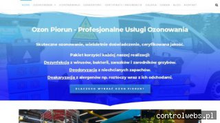 Ozon Piorun Ozonowanie Gdańsk Dezynfekcja Usuwanie Zapachów