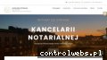 Screenshot strony notariusze-krakow.pl