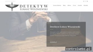 Detektyw Łukasz Wiszniewski z  Lublina.