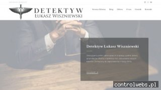 Detektyw Łukasz Wiszniewski z Lublina.